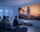 O projetor Samsung The Premiere 8K segue as pegadas do The Premiere 4K (acima). (Fonte da imagem: Samsung)