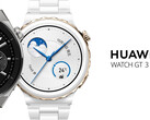 A série Watch GT 3 Pro pode perder sua edição Porsche Design na Europa. (Fonte da imagem: Huawei)