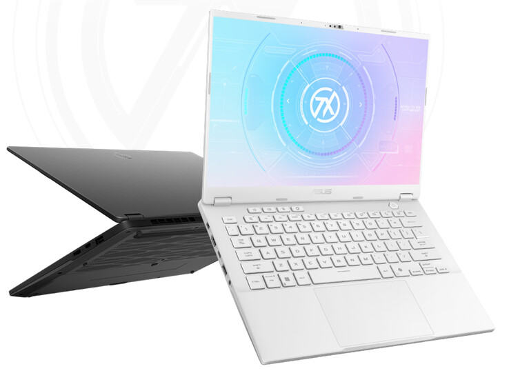 A Asus vende o TUF Gaming A14 na China com opções de cores preta e branca. (Fonte da imagem: Asus)