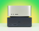 Mac Studio (parte superior), Mini PC Dell XPS RTX Spark (parte inferior).