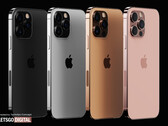 Assim como o iPhone 12 Pro, o iPhone 13 Pro será supostamente lançado em quatro cores diferentes (Imagem: Letsgodigital)