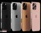 Assim como o iPhone 12 Pro, o iPhone 13 Pro será supostamente lançado em quatro cores diferentes (Imagem: Letsgodigital)