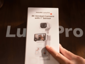 Embalagem de varejo da Insta360 Luna Pro.