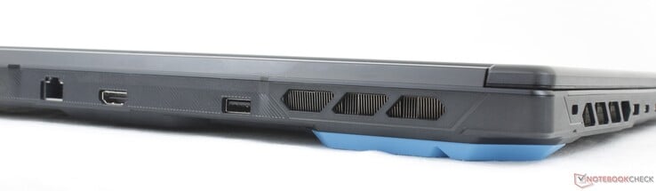 Traseira: RJ-45 (1 Gbps), HDMI 2.1, USB-A 3.2 Gen. 1