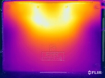 Teste de estresse de temperatura da superfície (parte inferior)