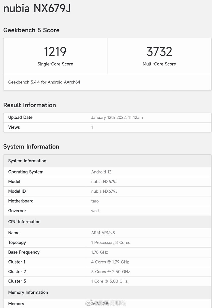 As tempestades "RedMagic 7" sobre o Geekbench. (Fonte: Geekbench via Digital Chat Station)