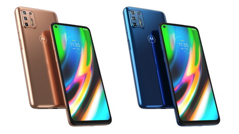 O Moto G9 Plus estará disponível em duas cores no Reino Unido e na Europa. (Fonte de imagem: Motorola)