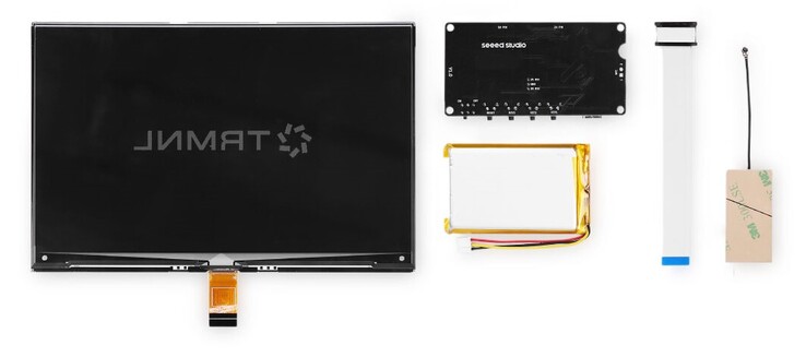 Este smart home display com tinta eletrônica tem uma bateria de longa duração (Fonte da imagem: Seeed Studio)
