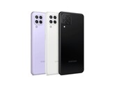 O Galaxy M22 pode ser parecido com isto. (Fonte: Samsung)