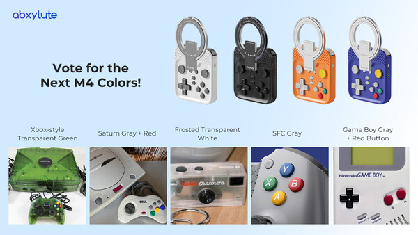 A Abxylute quer lançar o Snap-On M4 em pelo menos mais duas cores. (Fonte da imagem: Abxylute)