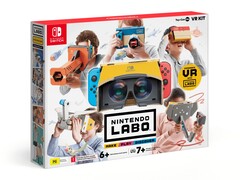 Nintendo Labo VR Kit que usava o Switch original como tela. (Fonte da imagem: Nintendo)