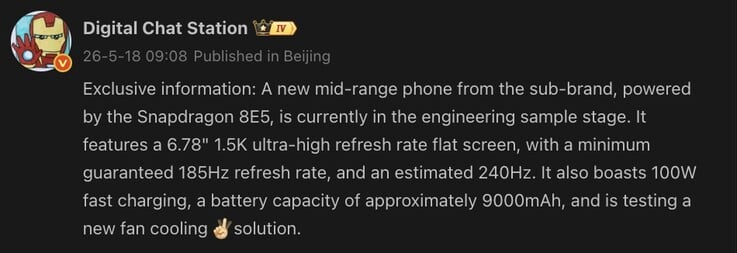 Principais especificações de um futuro telefone OnePlus.