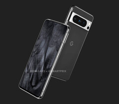 A série Pixel 8 pode contar com o mesmo sensor de câmera primária que o Mi 11 Ultra. (Fonte da imagem: @OnLeaks & SmartPrix)