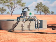 Charlotte é um robô hexápode para processos de construção. (Fonte da imagem: Crest Robotics)