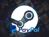 O pano de fundo do Steam com o logotipo do PayPal é mostrado (Fonte da imagem: Steam, PayPal com edições)