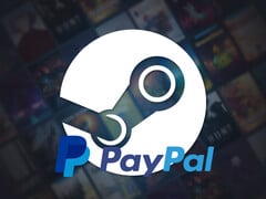 O pano de fundo do Steam com o logotipo do PayPal é mostrado (Fonte da imagem: Steam, PayPal com edições)