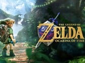 Arte promocional oficial do remake de The Legend of Zelda: Ocarina of Time.