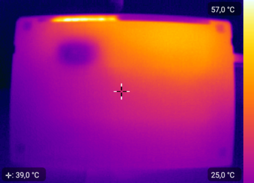 Temperatura inferior no teste de estresse