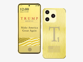 O Trump T1 Phone não é "Made in USA" como anunciado anteriormente. (Fonte da imagem: Trump Mobile)
