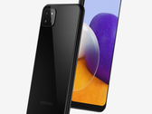 O Galaxy A22 apresentará o MediaTek's Dimenstiy 700 SoC. (Fonte de imagem: OnLeaks)