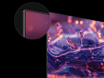 A TV tem uma moldura bastante fina (Fonte da imagem: Xiaomi)