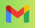 Logotipo do Google Gmail com design colorido sobre fundo verde