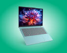 O IdeaPad Slim 3 14IWC11 chegou à Europa com acabamento na cor Jelly Mint.