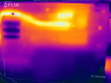 Imagem térmica - lado inferior