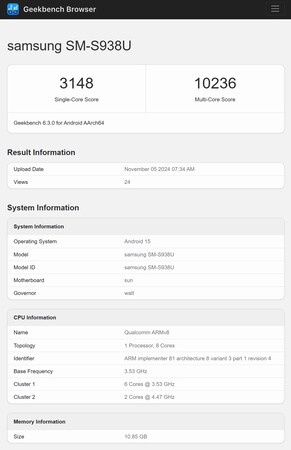 (Fonte da imagem: Geekbench)