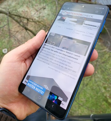 Samsung Galaxy Teste M52 5G