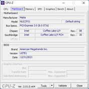 CPU-Z: Placa principal