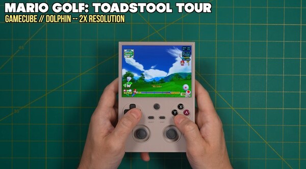 O Anbernic RG477V apresenta alguns problemas de emulação devido à sua GPU Mali. (Fonte da imagem: Retro Game Corps)