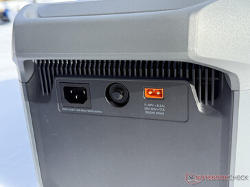 Entradas para carregamento de CA e CC