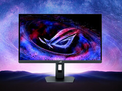 O ROG Strix XG27JCG pode fazer uma estreia adequada na CES 2026. Na foto: Uma imagem promocional do monitor para jogos. (Fonte da imagem: Asus)