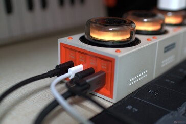 Testamos o Moonbase usando todas as portas USB-C ao mesmo tempo.