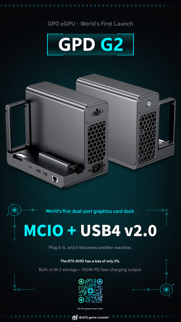 O dock G2 eGPU com MCIO (tradução automática)