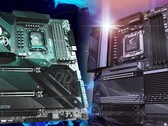 Os preços médios de venda das placas principais Intel e AMD ultrapassaram largamente as taxas de inflação em alta. (Fonte da imagem: ASRock/Gigabyte - editado)