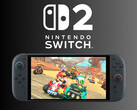 Nintendo Switch 2 jogando Mario Kart World (Fonte da imagem: Nintendo of America com edições)