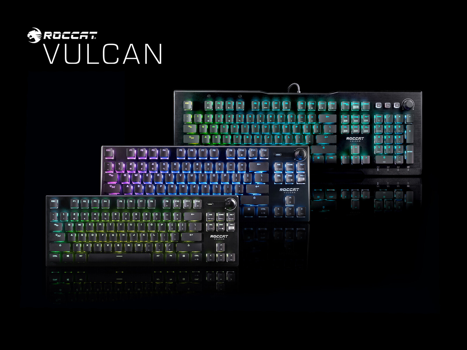 ROCCAT Vulcan TKL Pro & Burst セット ROCCAT apresenta novos teclados Vulcan e um mouse Burst Pro