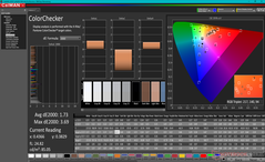 ColorChecker antes da calibração