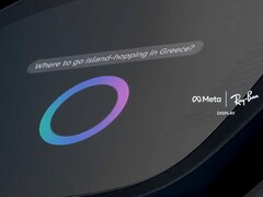 Óculos Meta Ray-Ban Display vazados com HUD e Meta AI. (Fonte da imagem: UploadVR on X, captura de tela)