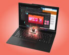 Atualmente, o ThinkPad T14 Gen 7 (AMD) vem com acabamento em preto.