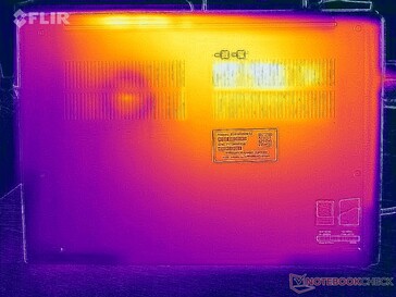 Teste de estresse de temperatura da superfície (parte inferior)
