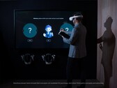 O conceito Nyx utilizará a realidade virtual e a realidade mista para mudar a forma como as pessoas se conectam para reuniões de negócios ou sessões de jogos. (Todas as imagens via Dell)