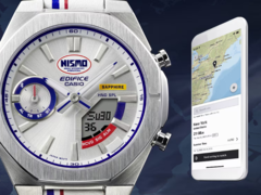 O relógio Edifice x Nismo ECBS10NIS-7A da Casio (na foto) foi lançado nos EUA. (Fonte da imagem: Casio)