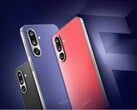 O Samsung Galaxy F36 5G vem nas texturas de couro sintético vermelho coral, violeta luxuoso e preto ônix (Fonte da imagem: Samsung)