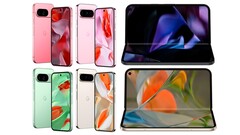 Espera-se que o Pixel 9 Pro Fold chegue mais tarde do que os outros novos telefones do Google. Novas informações sobre a disponibilidade surgiram, complementadas por imagens de imprensa sem marca d'água. (Fonte da imagem: @MysteryLupin)