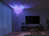 Lâmpada de assoalho Govee Uplighter na sala de estar (Fonte da imagem: Govee PR)