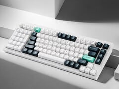 Keychron Q12 HE teclado branco com fio para produtividade em jogos