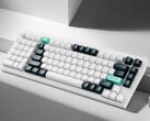Keychron Q12 HE teclado branco com fio para produtividade em jogos